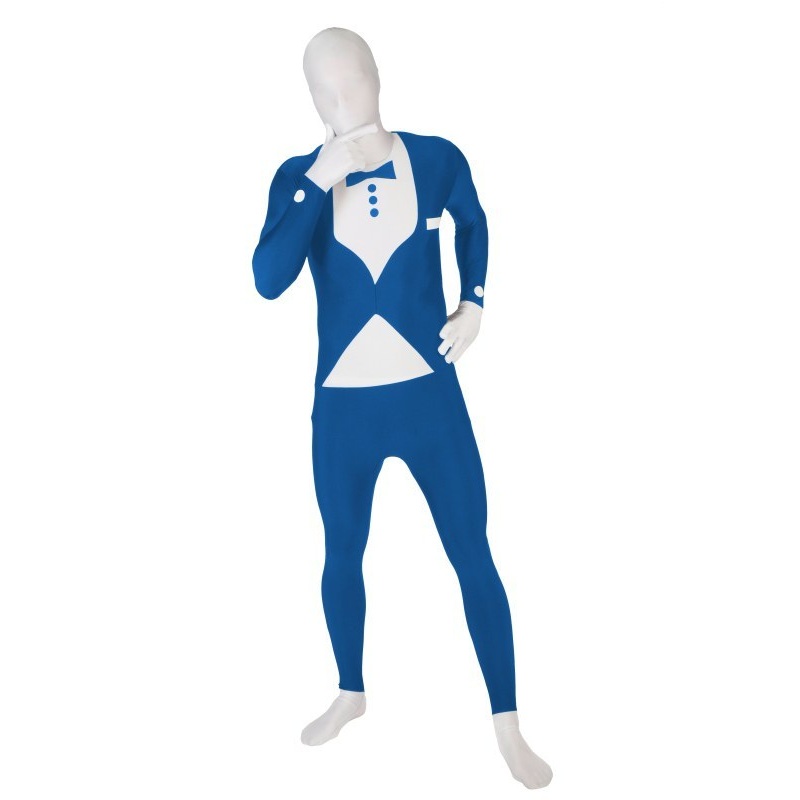 Blue Tux Morphsuit