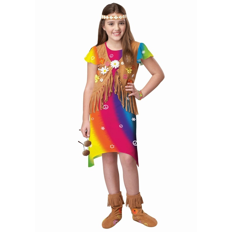 Flower Hippy Costume - Teen