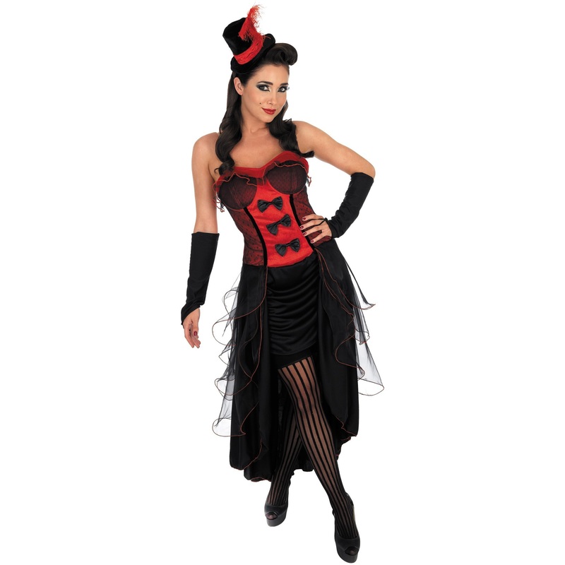 Red Burlesque Dancer Costume