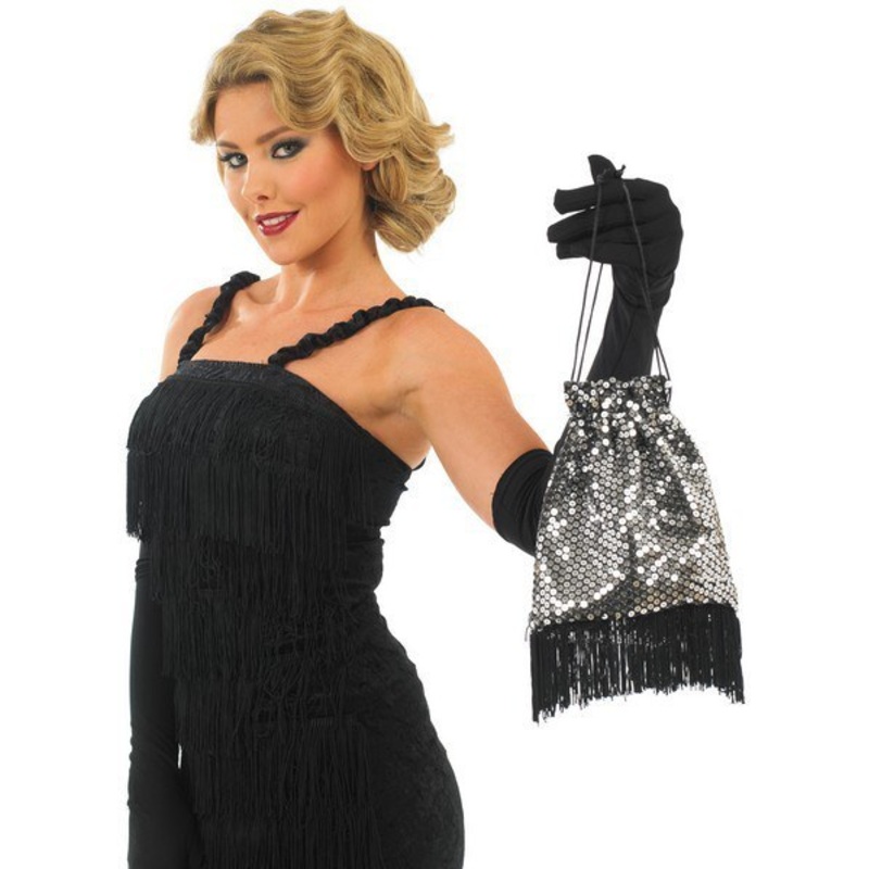 Sequin Pouch Bag