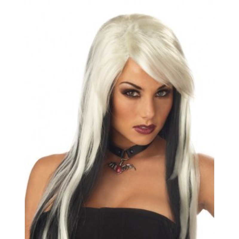 Vampire Vixen Wig - Blonde/Black