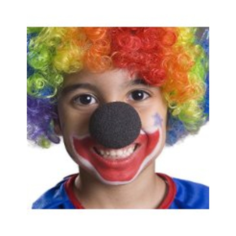 Black Foam Clown Nose