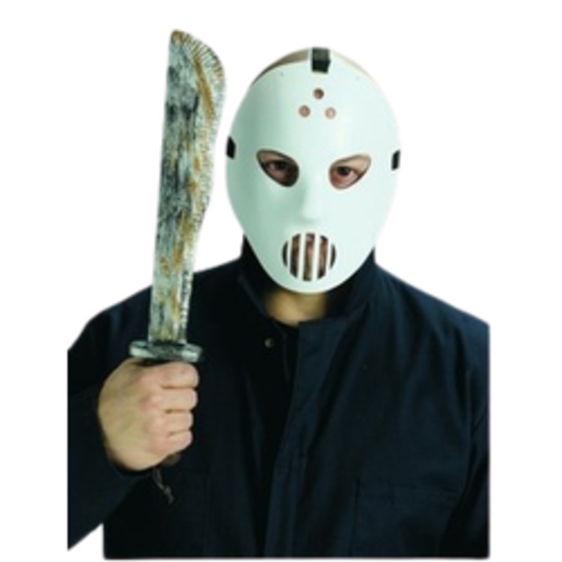 Hockey Mask And Machete Set