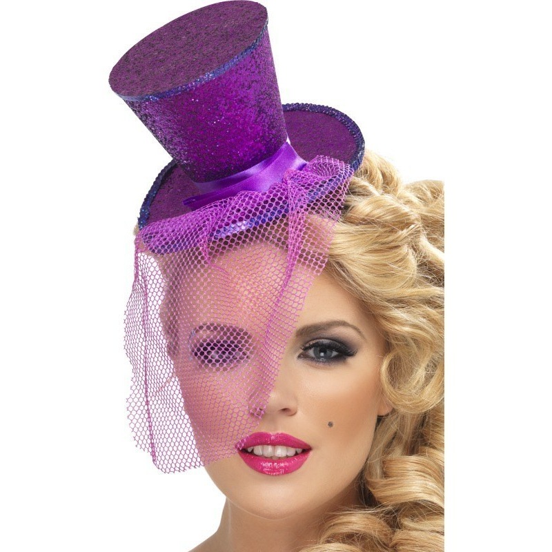 Mini Top Hat - Purple
