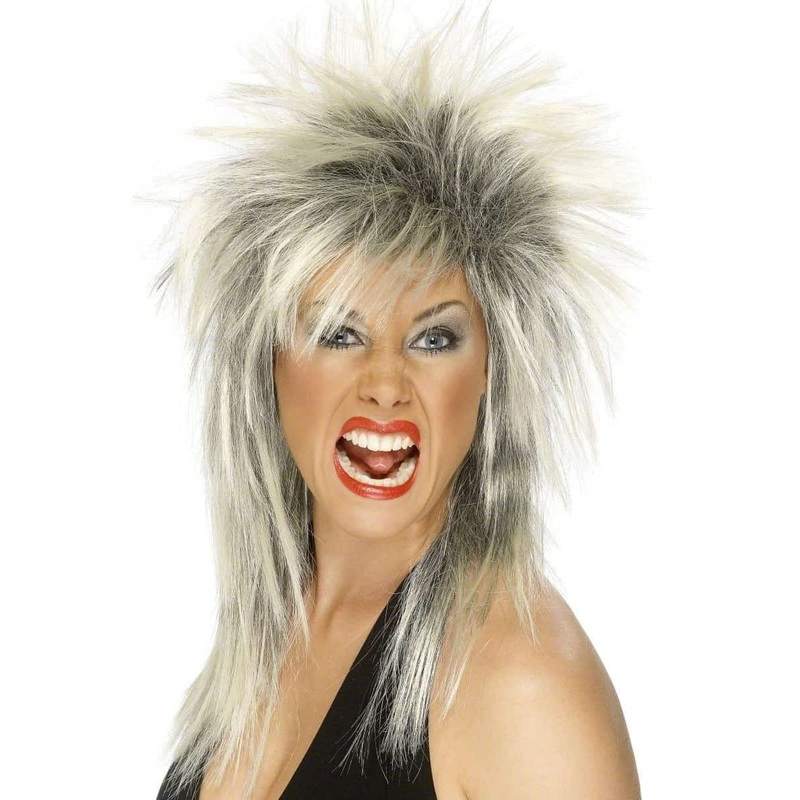 Rock Diva Wig - Blonde/Black