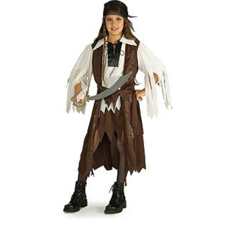 Caribbean Pirate Queen Costume - Kids