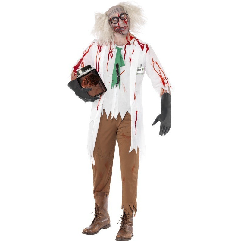 High School Horror Zombie Science Teacher Costume