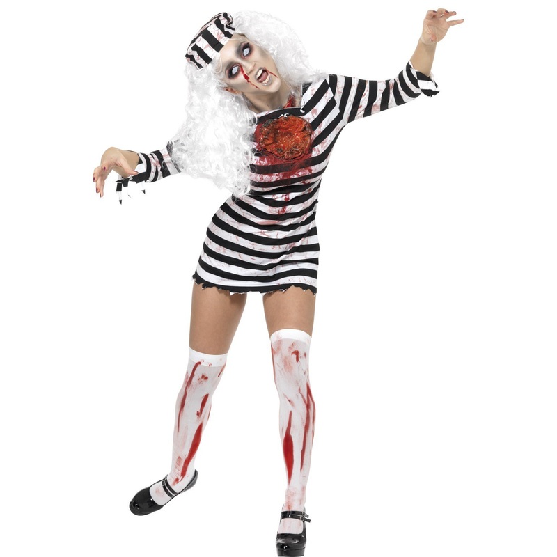 Ladies Zombie Convict Costume