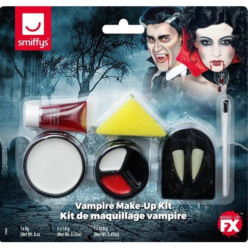 Vampire Kit - Fangs, Blood, Face Paint