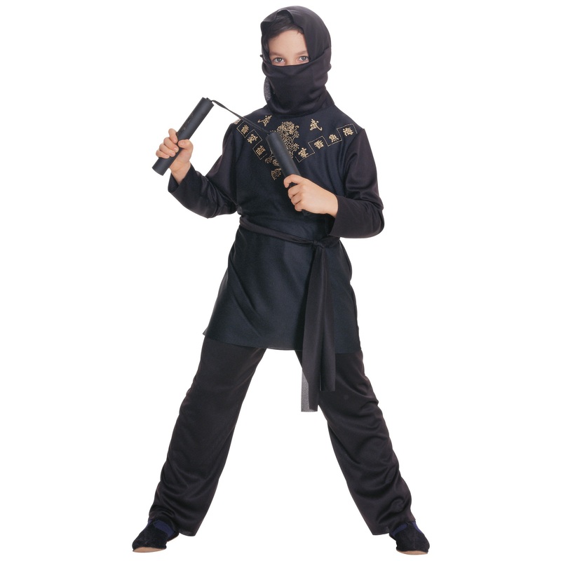 Black Ninja Costume - Kids