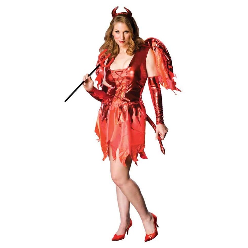 Devil on Fire Costume - Plus Size
