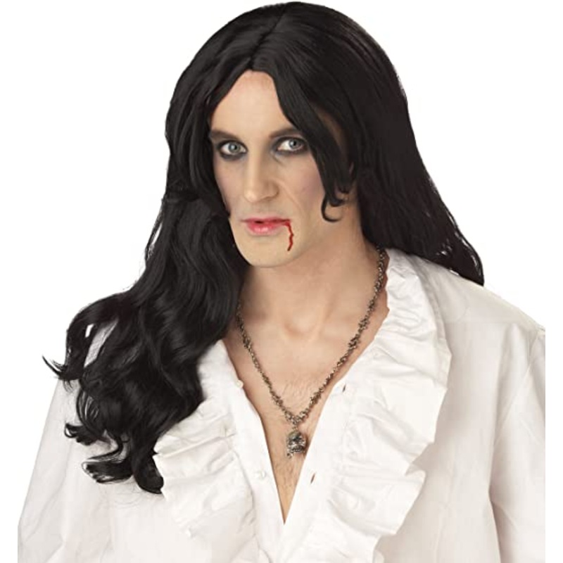 Old World Vampire Wig - Black