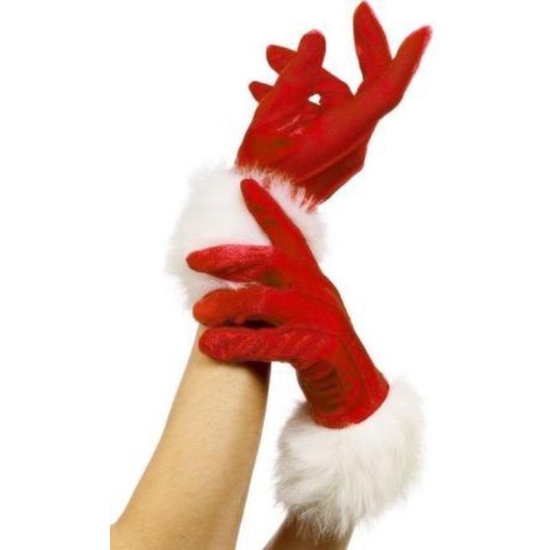 Santa Red Gloves