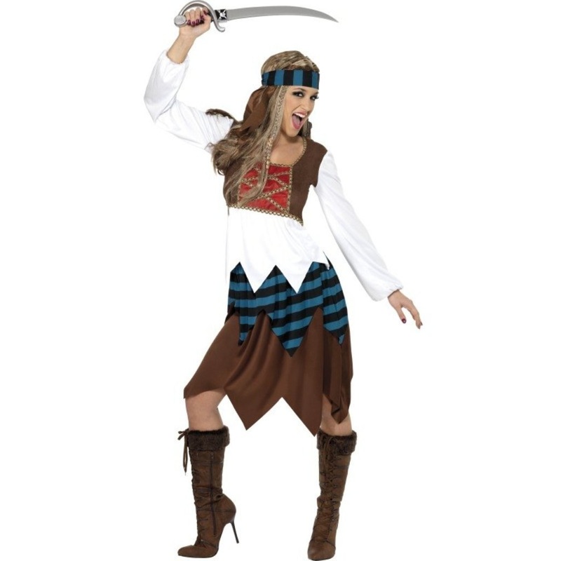 Caribbean Pirate Lady Costume