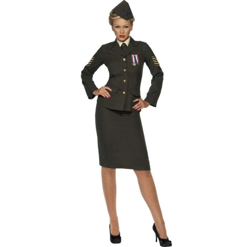 Ladies Wartime Officer Costume