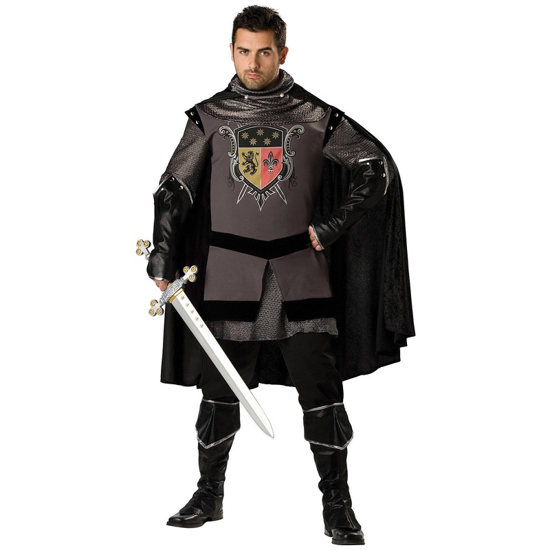 Dark Medieval Knight Costume Plus Size