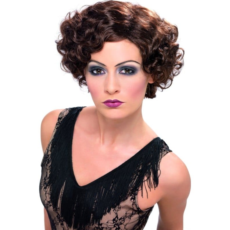 Flapper Wig - Brown