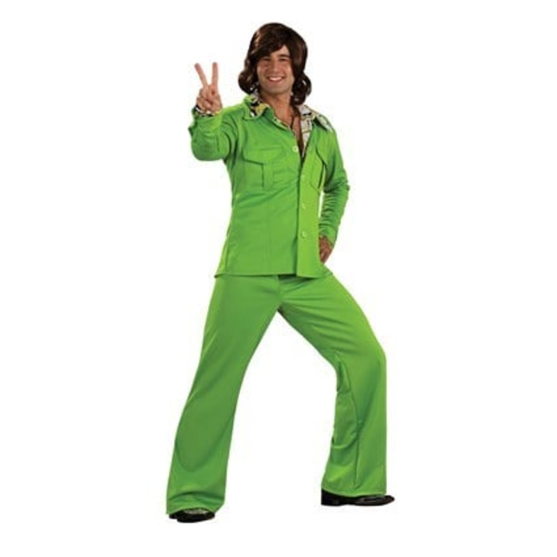 Men's Green Leisure Suit