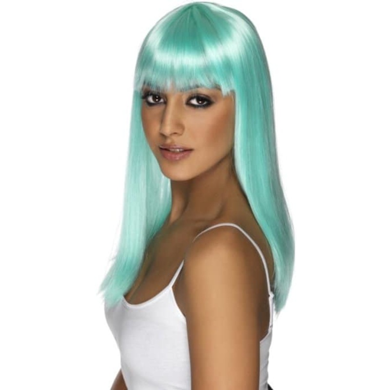 Glamourama Wig - Neon Aqua
