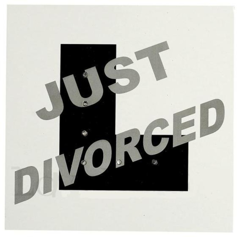 Just Divorced Flashing L Plate