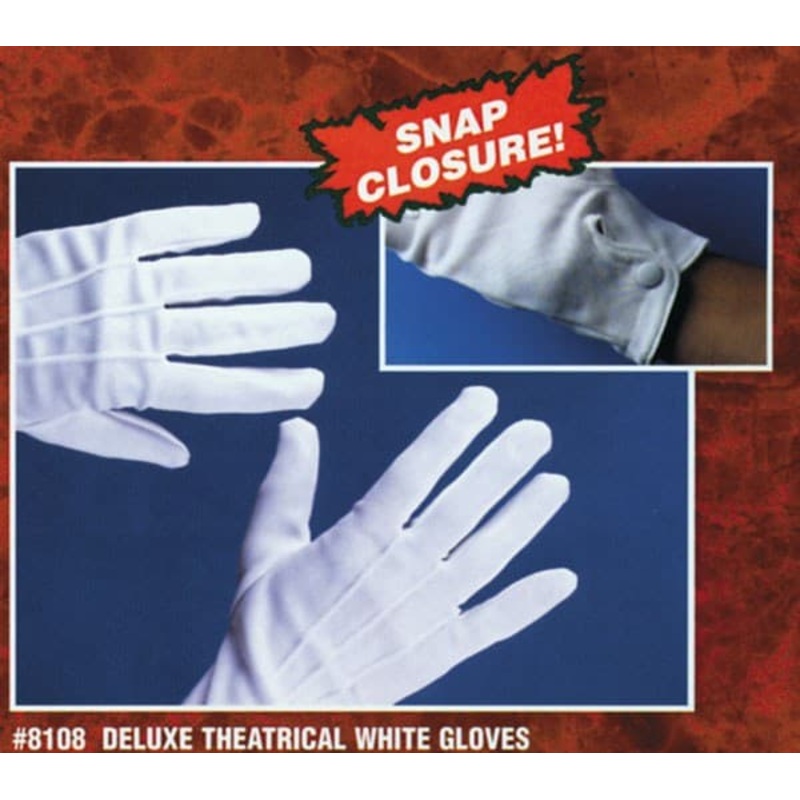 Santa White Gloves