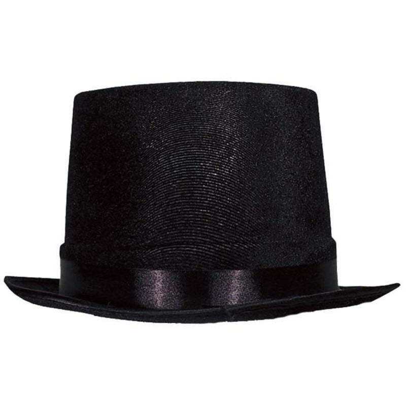 Black Felt Top Hat