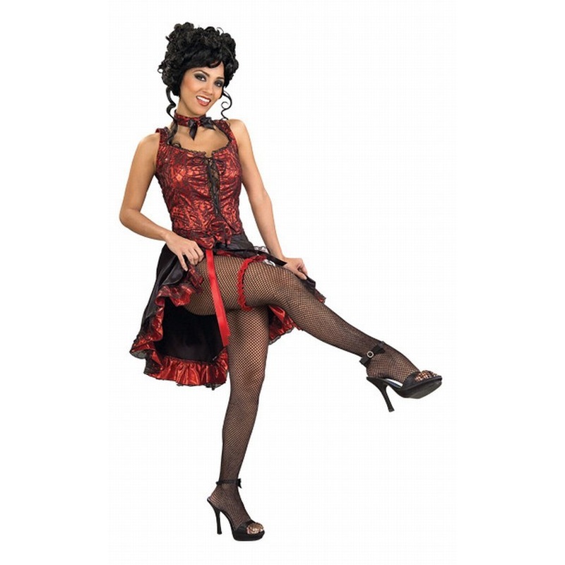Can-Can Dancer Costume - Red