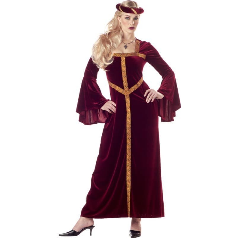 Deluxe Guinevere Costume - Burgundy
