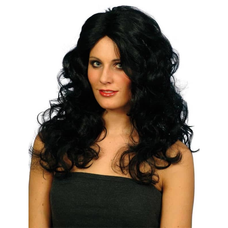 Glamour Curls Wig - Black
