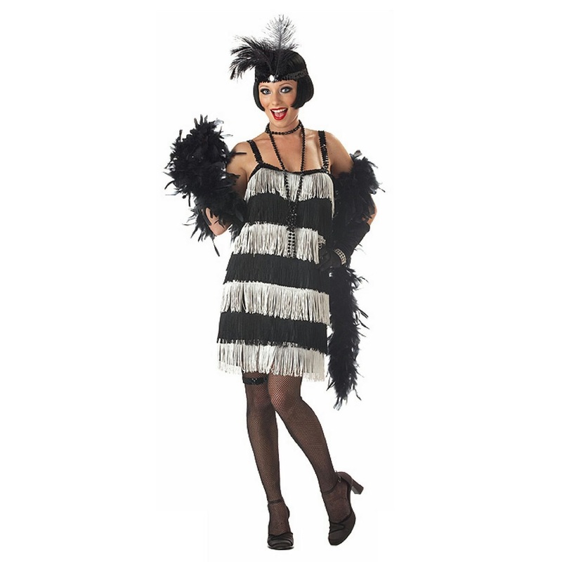 Jazz Time Honey Flapper - Black & White