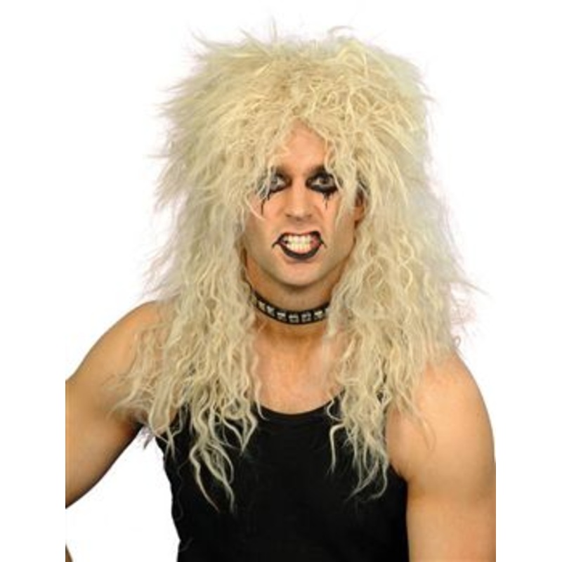 80's Rocker Wig - Blonde