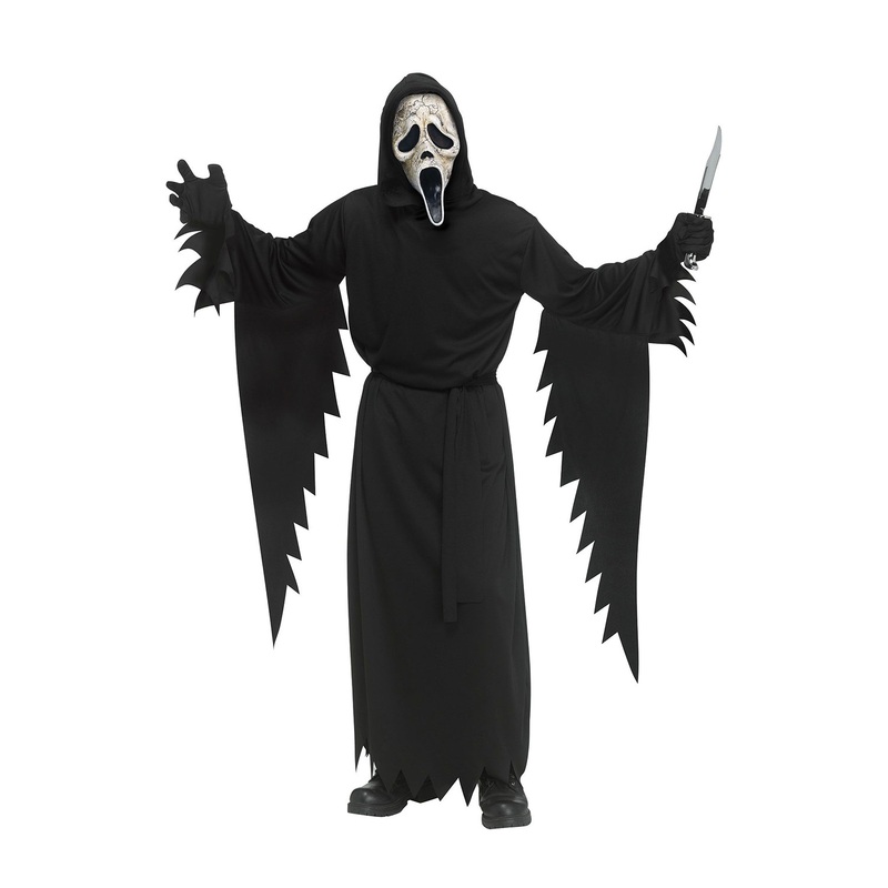 Aged Ghost Face Teen Costume Teen