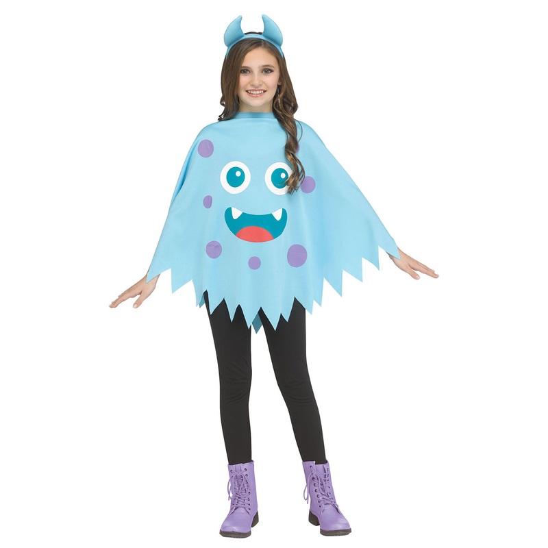 Blue Monster Child Costume One Size
