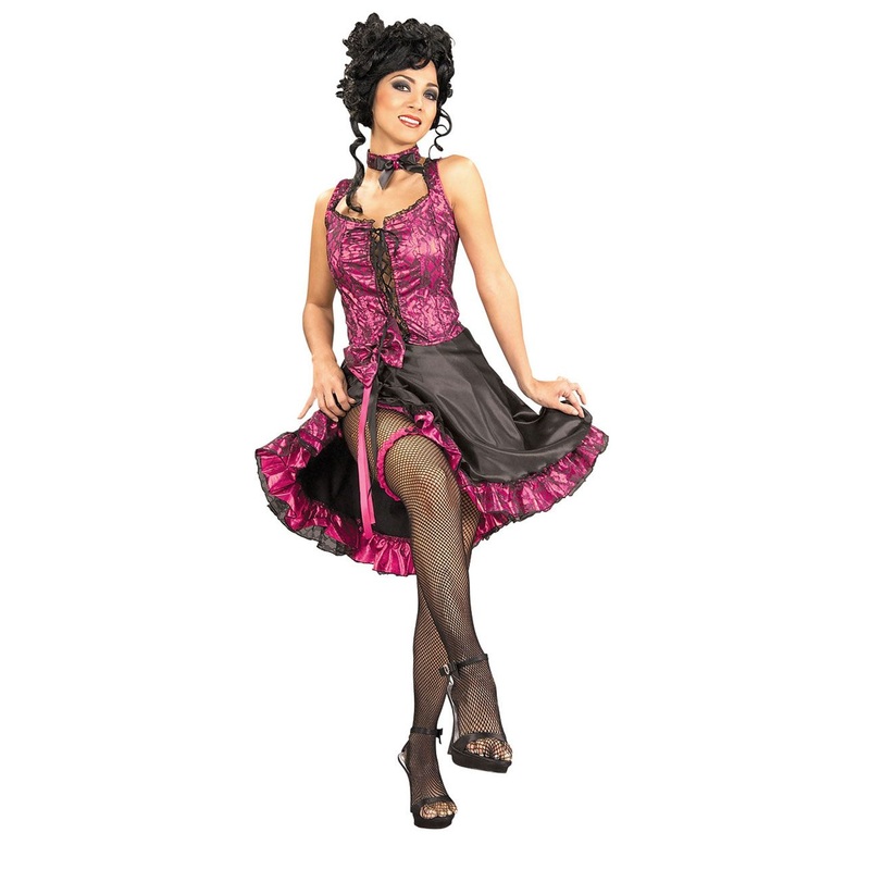 Can-Can Dancer Costume - Purple