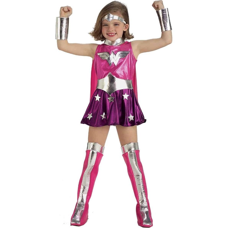 Girl's Wonder Woman Pink