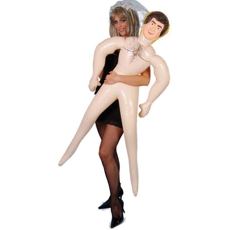 Inoffensive blow up doll - male