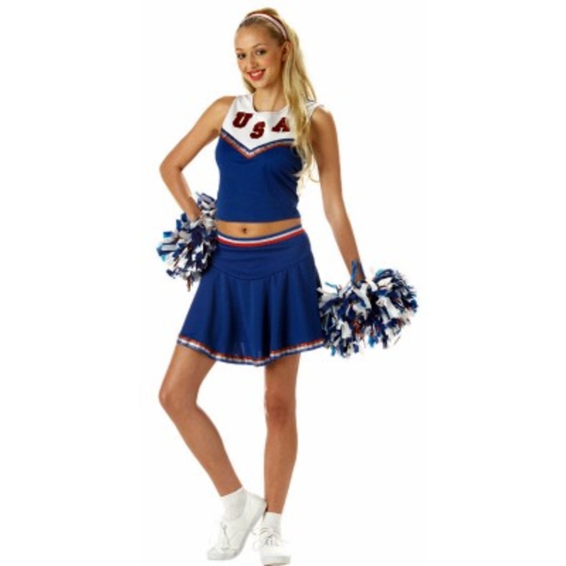 Patriotic Cheerleader Costume
