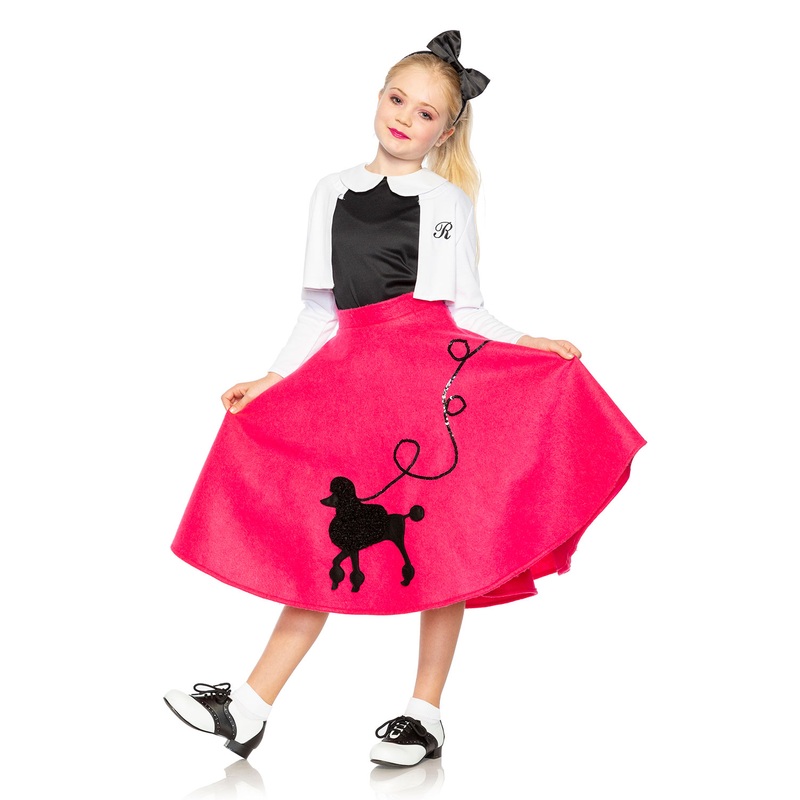 50's Poodle Girl Child Costume X-Small