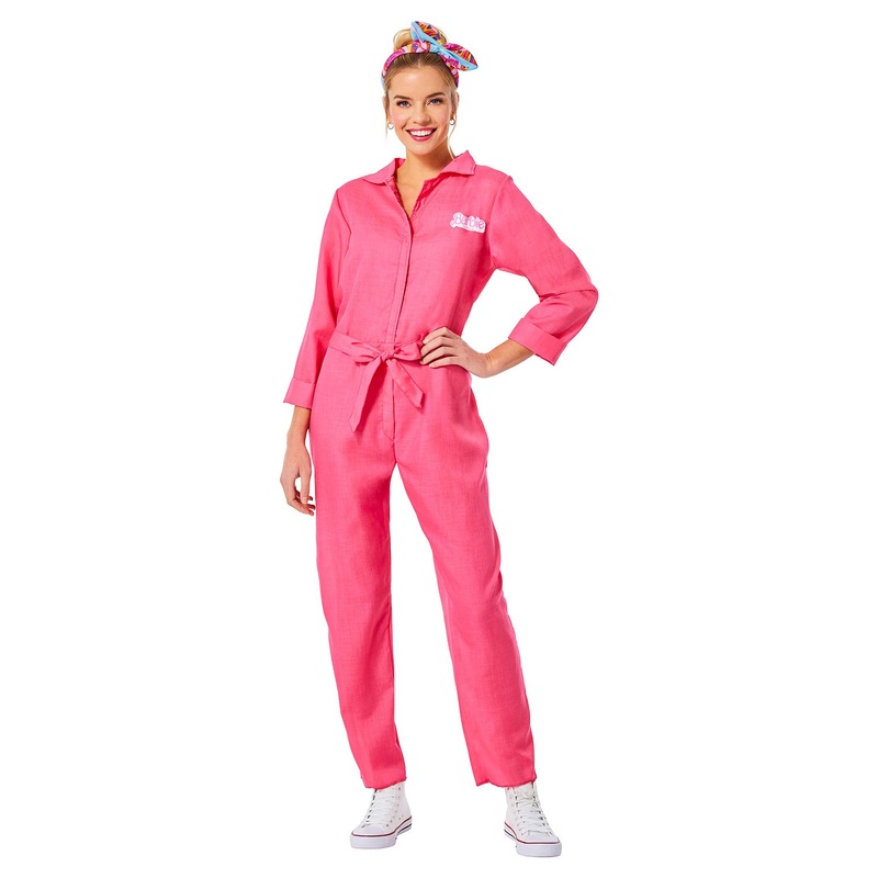 Barbie Pink Power Jumpsuit Adult Costume Small