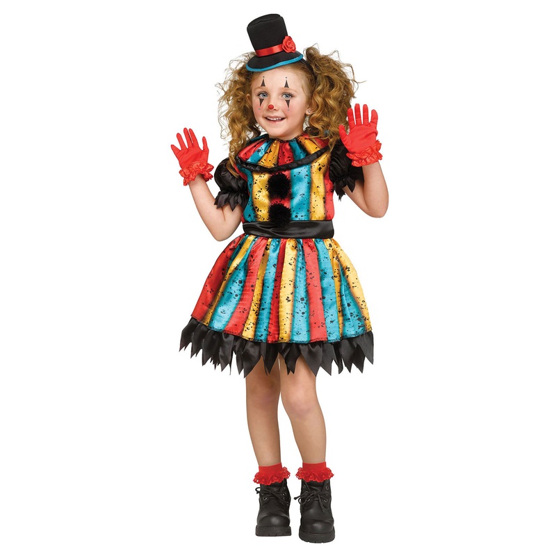 Carny Clown Toddler Costume Small (2T)