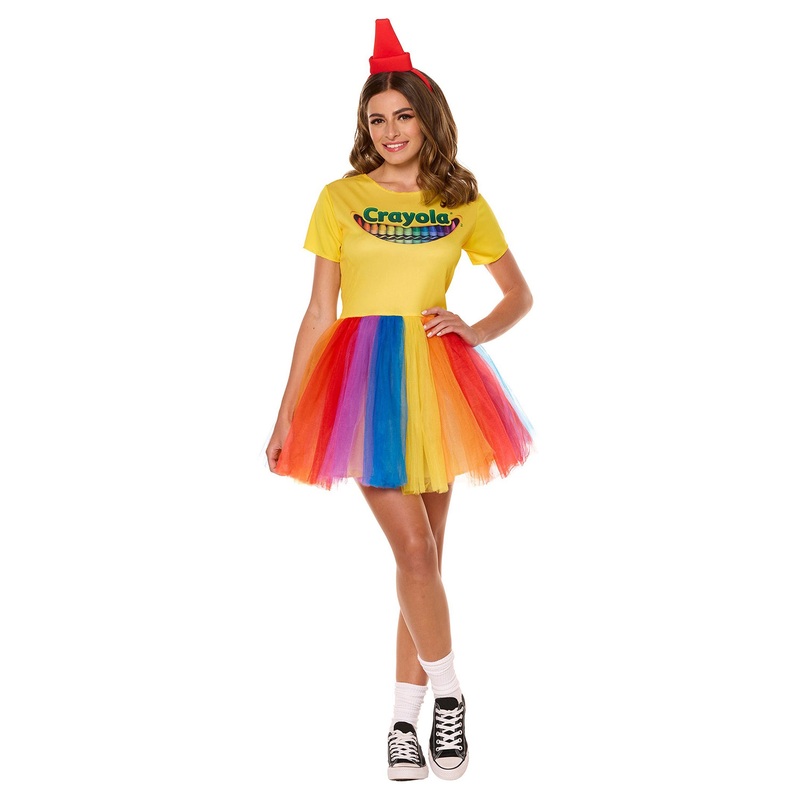 Crayola Box Dress Adult Costume Small