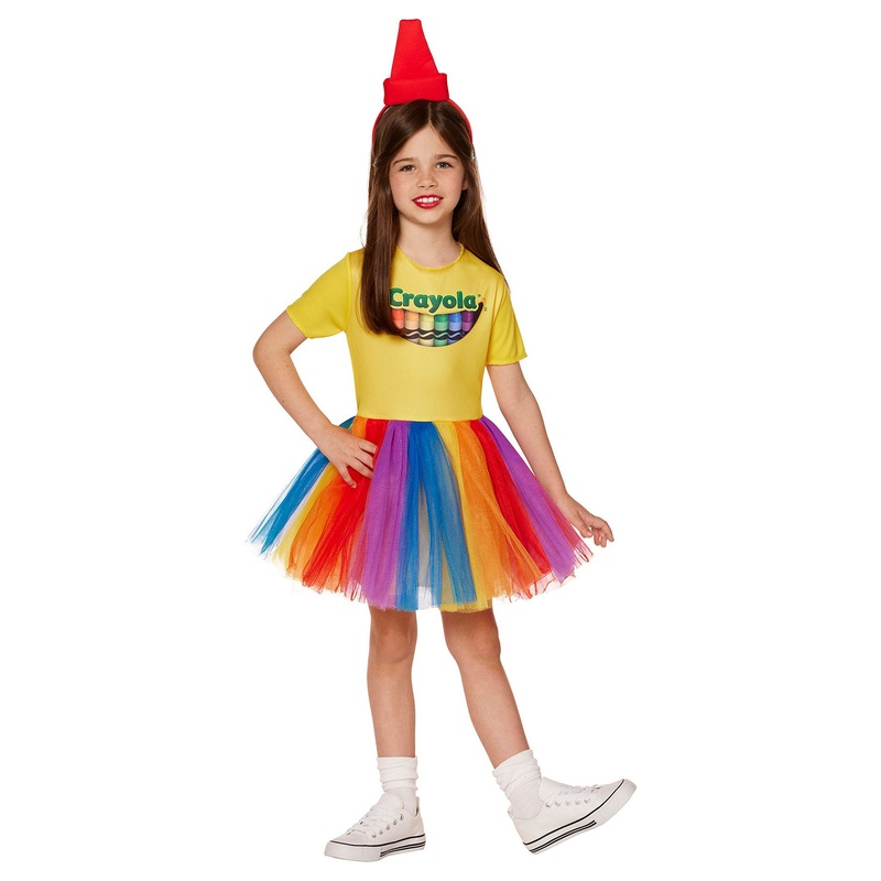 Crayola Box Dress Child Costume Small (4-6)