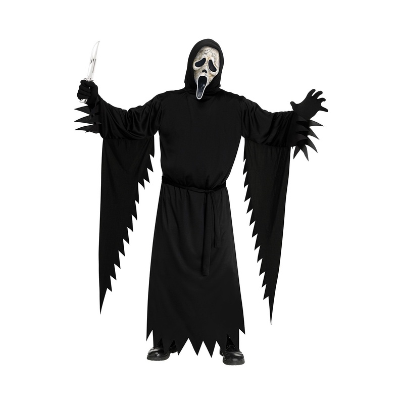 Aged Ghost Face Plus Size Costume Plus Size