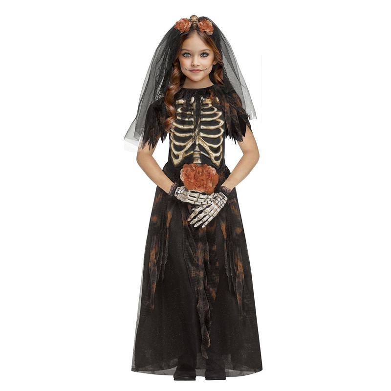 Bones Bride Child Costume Medium