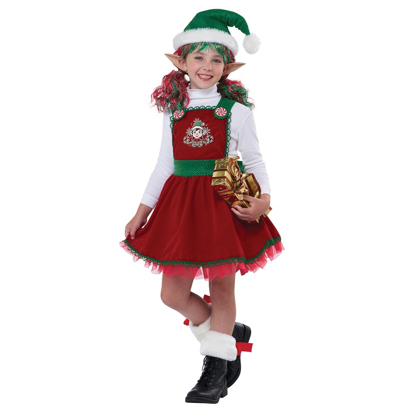 Candy Cane Elf Child Costume X-Small