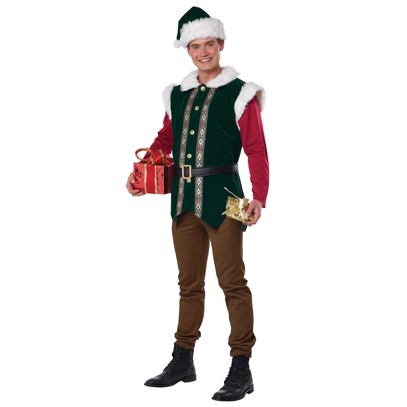 Christmas Elf Set Adult Costume Medium