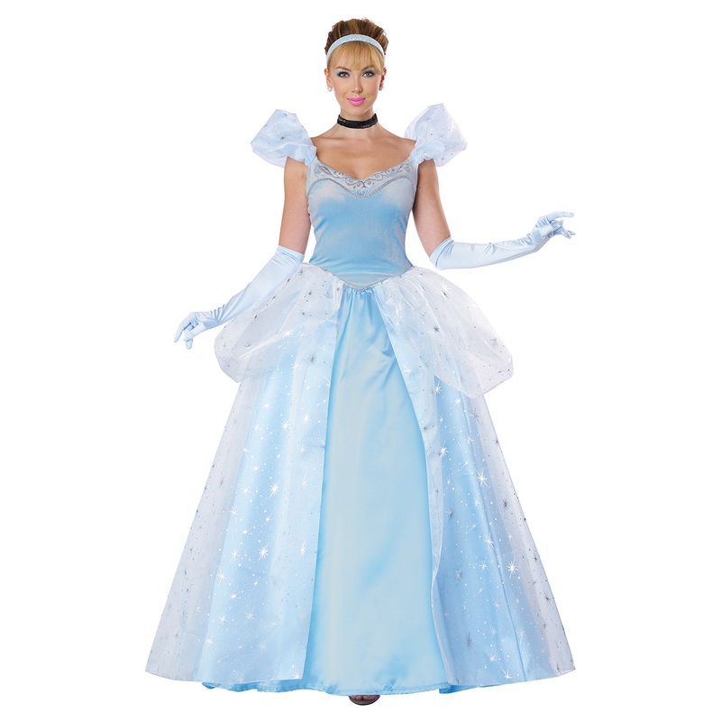 Cinderella Deluxe Ball Gown Adult Costume X-Small