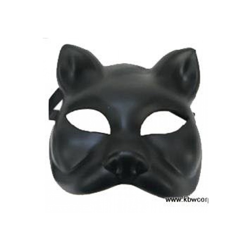 Gatto Half Mask Black