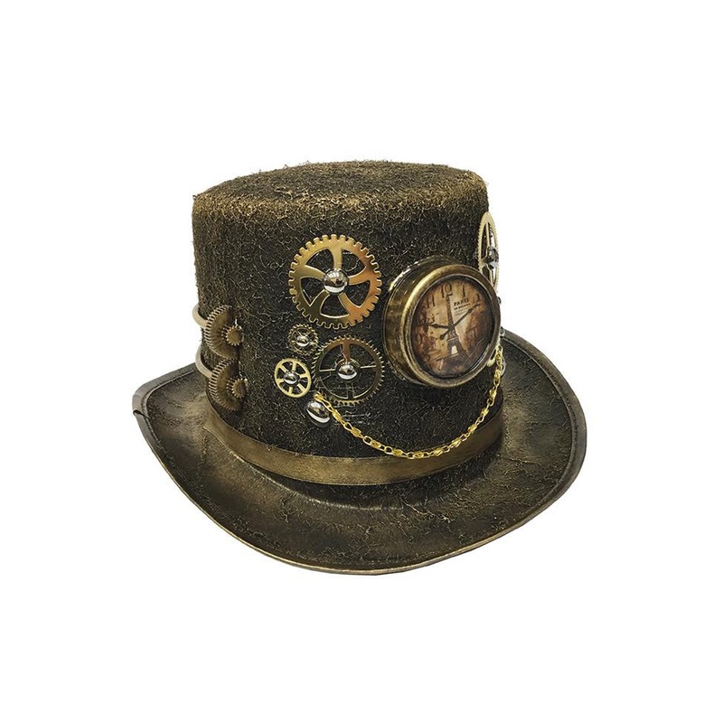 Golden Hour Steampunk Top Hat Standard