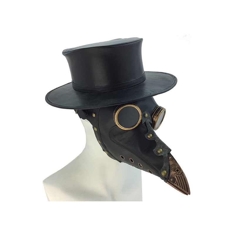 Midnight Avian Plague Doctor Mask Standard